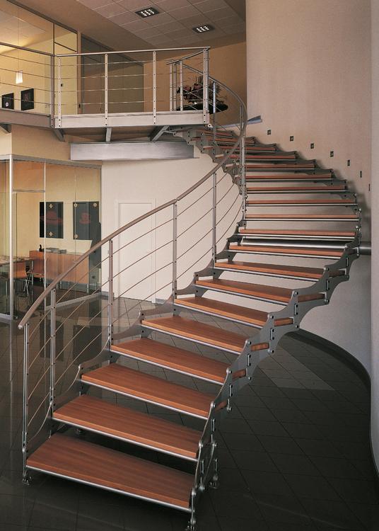 Scale Elicoidali in Metallo: Collegamento d’effetto tra due piani