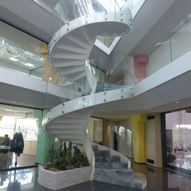 Helical Concrete Stair – Rimini