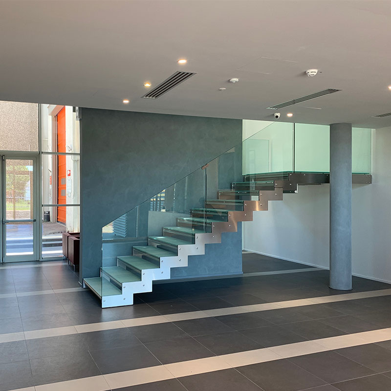 Metal and Glass Stair – Lucca