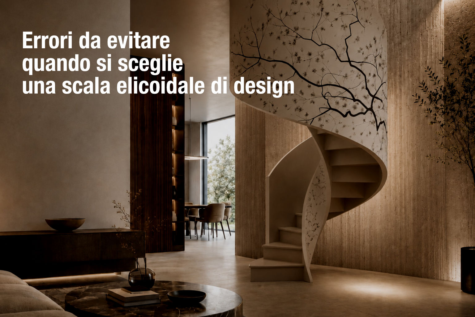 Errori da evitare quando si sceglie una scala elicoidale di design