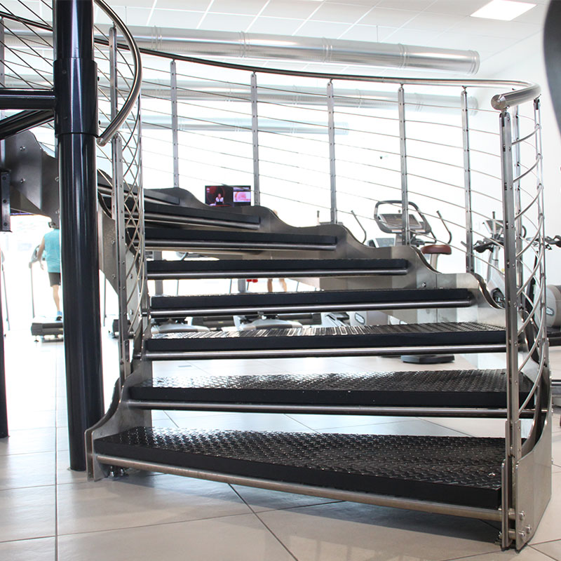 Scala Interna Elicoidale in acciaio