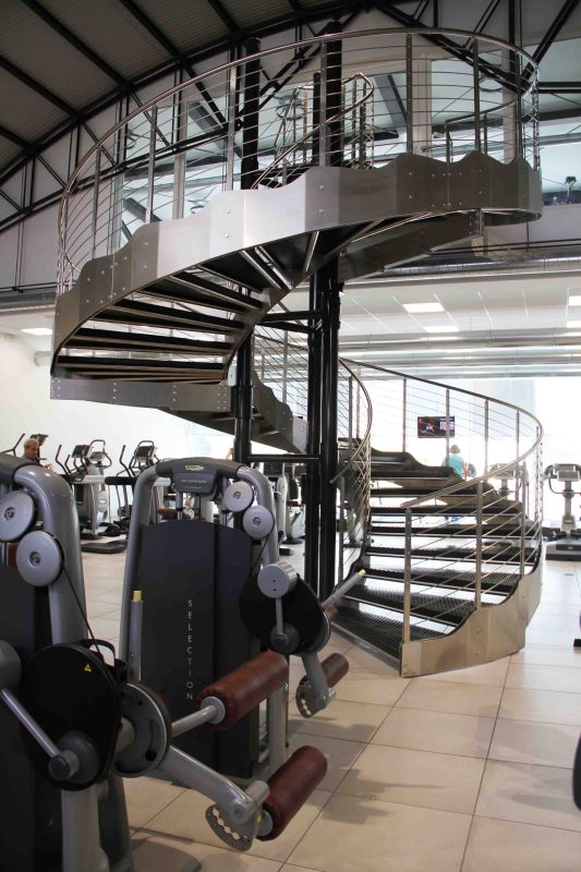 Scala Interna Elicoidale in acciaio